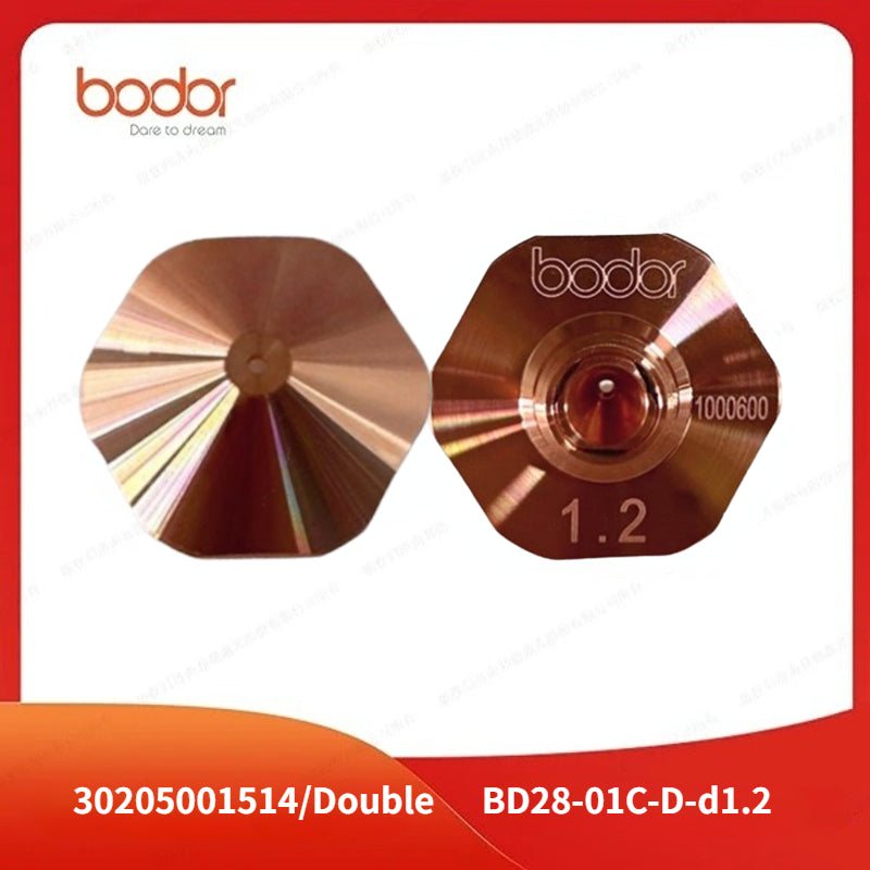 Bodor 28MM Double Laser Nozzles 【10pcs one Set】