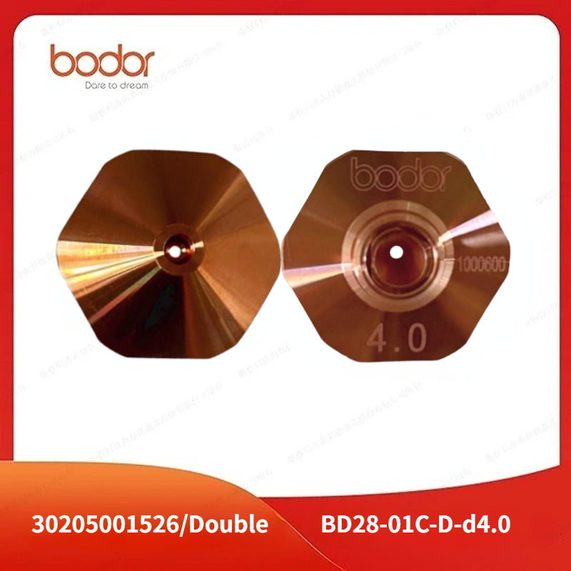Bodor 28MM Double Laser Nozzles 【10pcs one Set】
